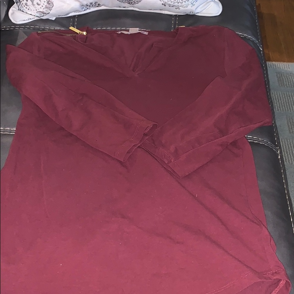 Michael Kors quarter sleeve shirt